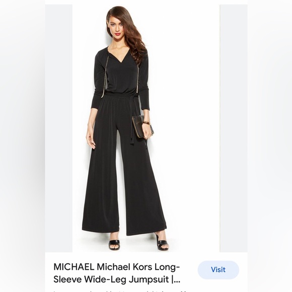 Michael Kors. LOOK!  ❤️❤️. Amazing jumpsuit!   L. - Picture 1 of 3